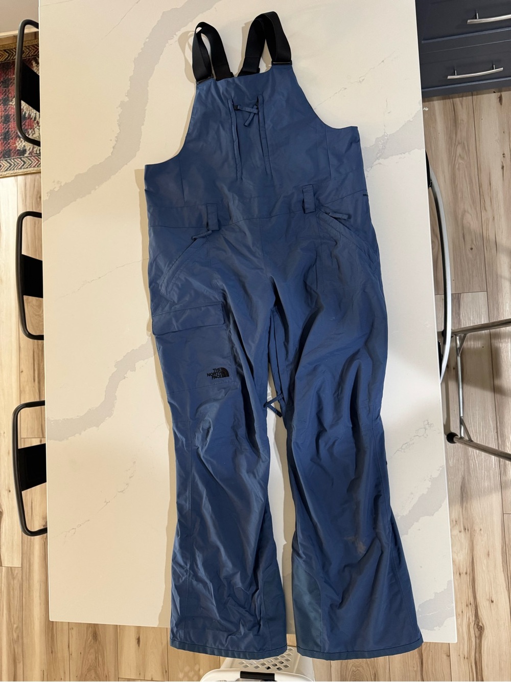 The North Face Women's Navy Blue Bib Snow Overalls